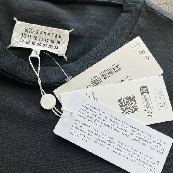 Maison Margiela - Relaxed Signature Iconic Logo Embroidered Distressed T FW24 - Picture 4 of 16